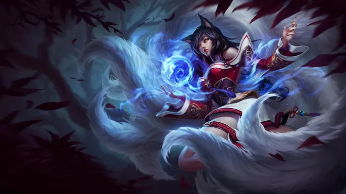 Ahri from League of Legends.