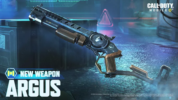 A promotional image for the new Argus lever-action Shotgun in COD Mobile Season 8