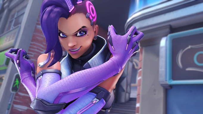 Sombra as she appears in Overwatch 2