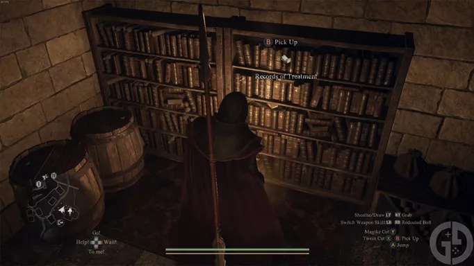 the Records of Treatment item in the Saint of the Slums quest in Dragon's Dogma 2