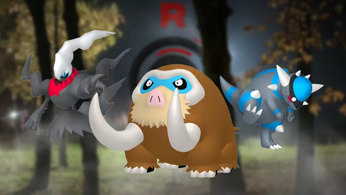 Darkrai, Mamoswine & Rampardos in Pokemon GO
