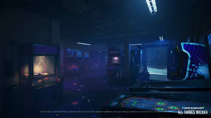 The arcade in Greenville Square map from All Things Wicked in DbD