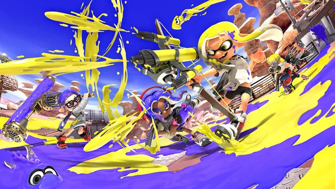 a promotional image of Splatoon 3