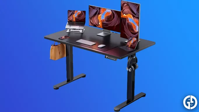 The ErGear standing gaming desk