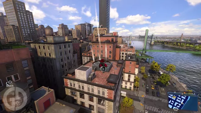The Upper East Side air event you can use to help unlock the 'Soar' trophy in Marvel's Spider-Man 2