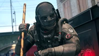 Operator Holding Melee Weapon WZ