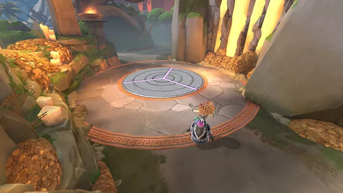 The new teleporter on the SMITE Conquest map