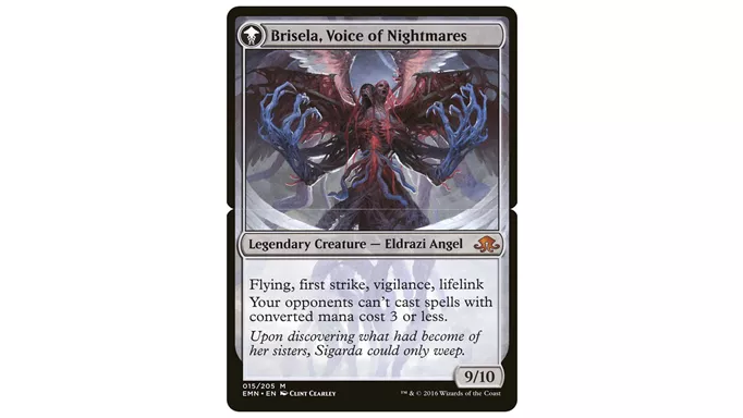 Brisela voice of nightmares card from MTG