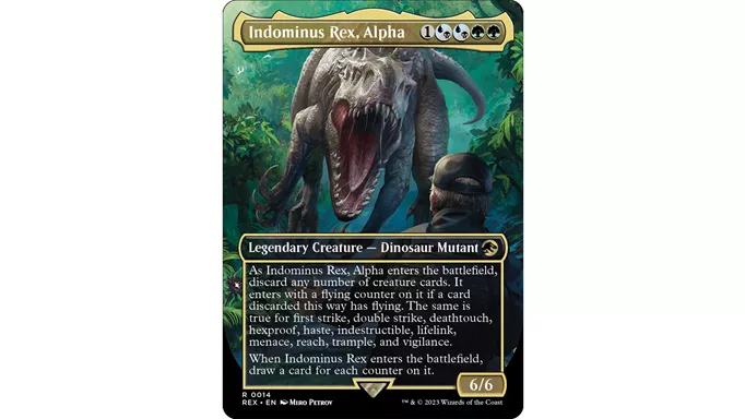 Magic The Gathering Lost Caverns of Ixalan Indominus Rex card