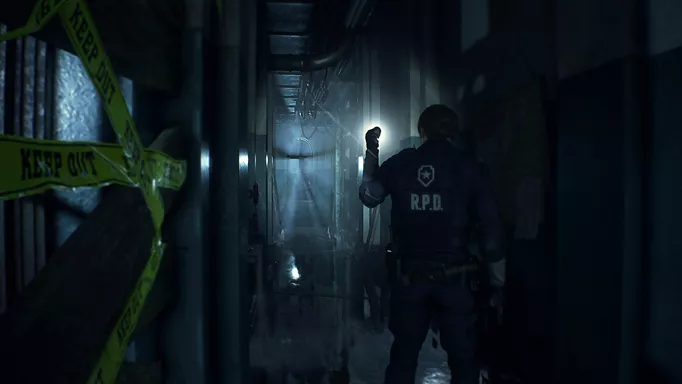 Leon in Resident Evil 2 Remake