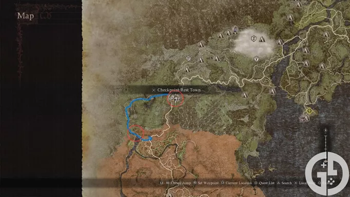 The Thunderclap Cave route in Dragon's Dogma 2