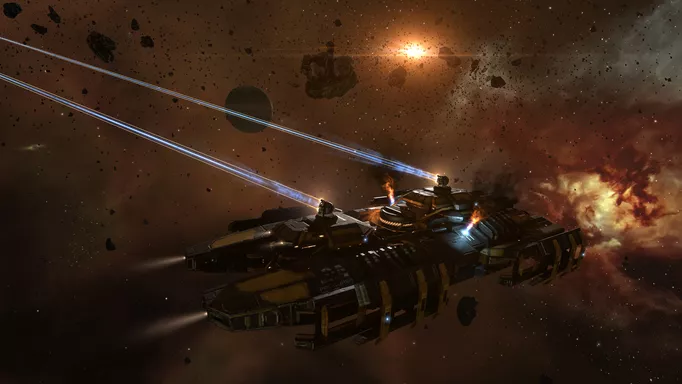 A ship in EVE Online