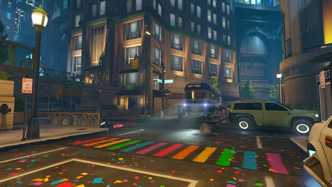 Midtown is a Pride parade during the Overwatch 2 Pride event.