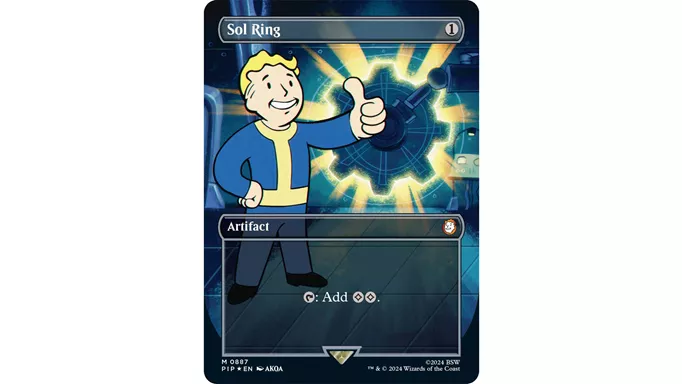 Sol Ring in MTG Fallout set