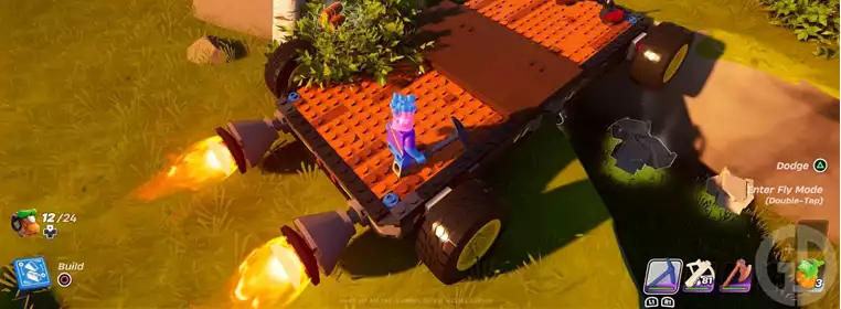 How to build a car in LEGO Fortnite