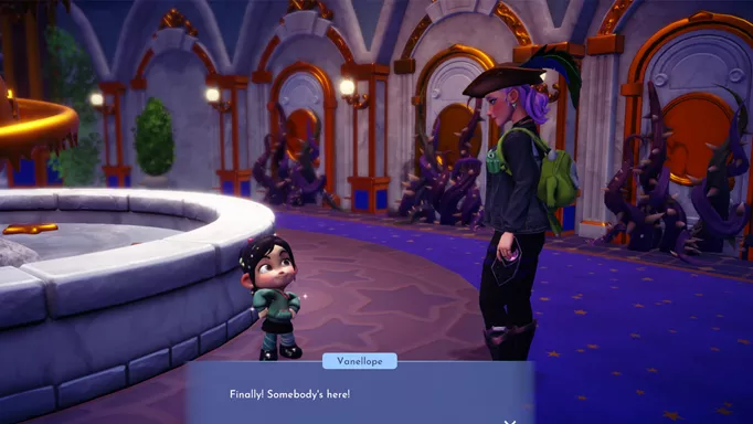 Vanellope 'Faith, Trust and Pixel Dust' quest in Disney Dreamlight Valley