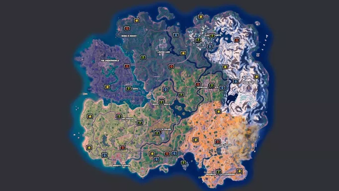 Where to find SHADOW Briefings in Fortnite