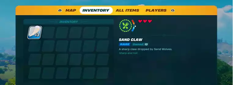 How to get Sand Claws in LEGO Fortnite