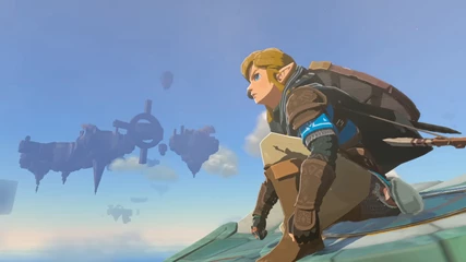 Link Sky Glider Zelda Tears Of The Kingdom