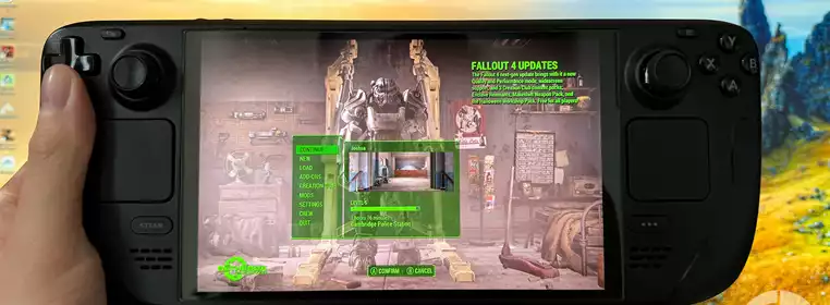 How to change Fallout 4 graphics settings on Steam Deck