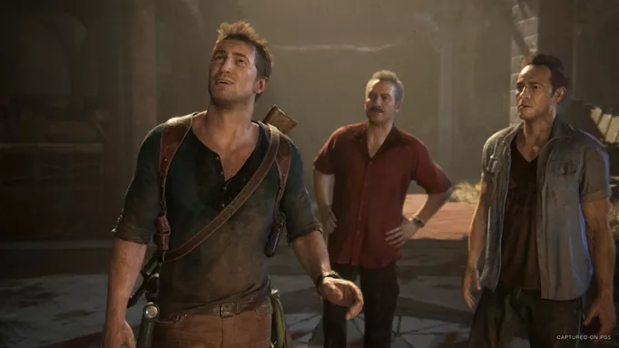 Nathan, Sam Drake, and Sully in the Uncharthed: Legacy of Thieves collection, one of the best PS5 exclusive games
