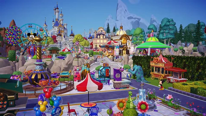 Screenshot of some of the A Day at Disney Star Path items