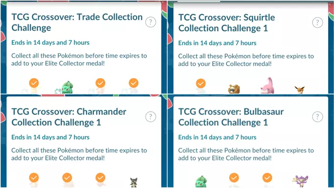 collection challenges pokemon go tcg crossover event