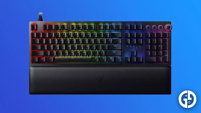 Image of the Razer Huntsman V2 Analog, which is the best Razer gaming keyboard in 2024