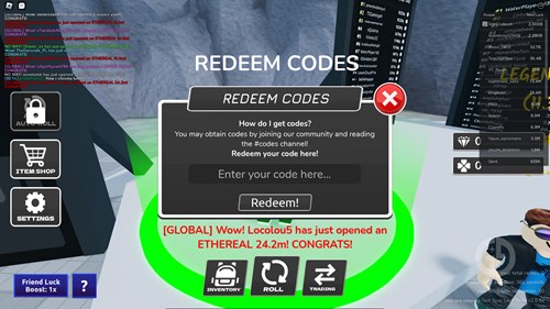 Test Your Luck Codes - Roblox December 2023 