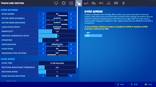 Best ps5/Pc setting to use on controller in fortnite ##fortnite