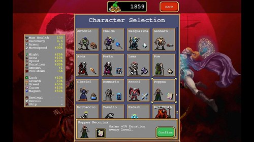 Vampire Survivors' cheats list: 5 codes for secret characters and levels