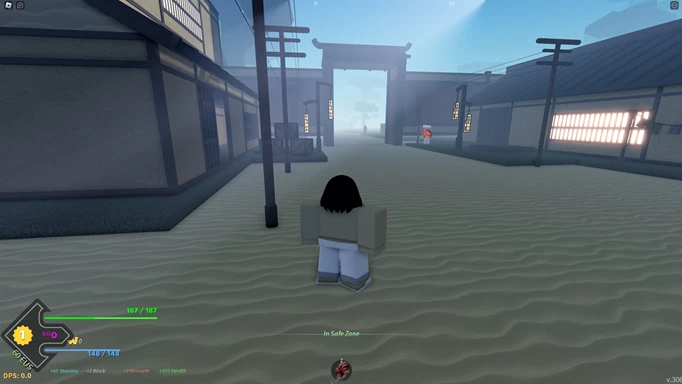 Скриншот деревни в Project Slayers