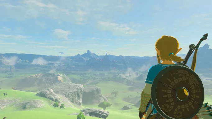 Διαφημιστική εικόνα του Zelda: Breath of the Wild, ένα από τα καλύτερα παιχνίδια όπως το Genshin Impact