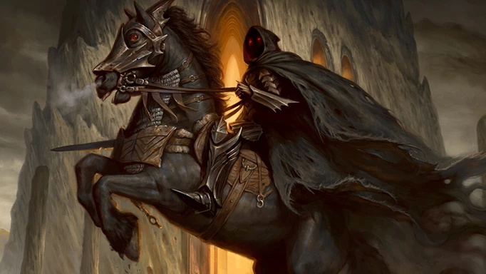 Nazgul artwork in Magic the Gathering Lord of the Rings