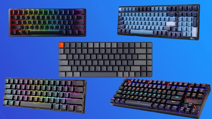 An image of a selection of the best budget mechanical keyboards