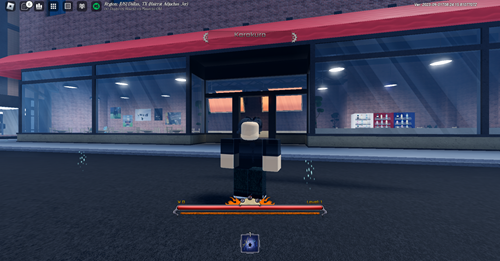 The front of the ASR Café in Peroxide, where you can find Shady Shinigami