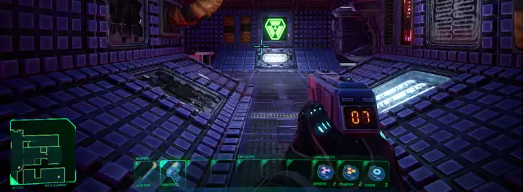 How to get a pistol early in System Shock