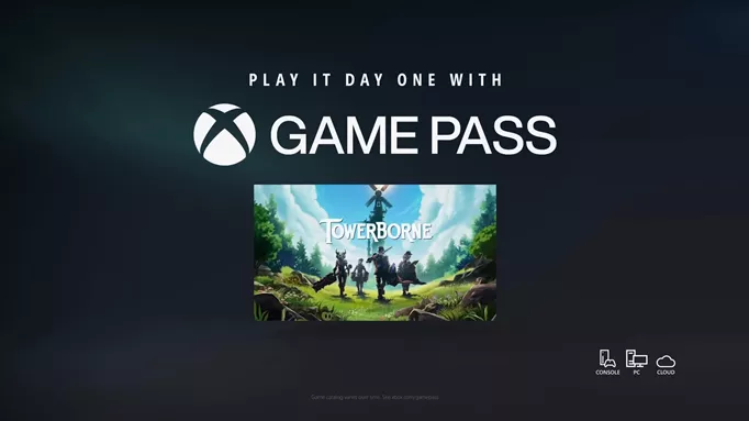 an image confirming Towerborne on Game Pass