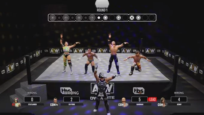 The Penta Says minigame from AEW Fight Forever