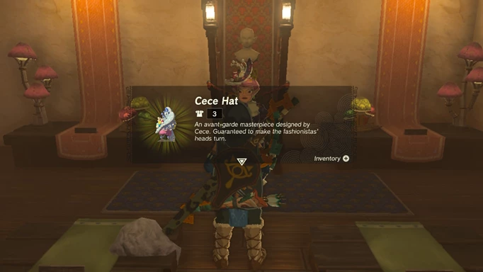 Cece hat in Zelda: Tears of the Kingdom