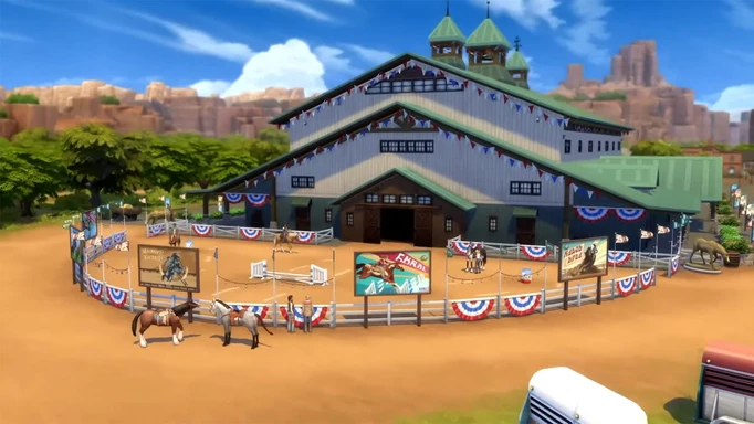 Sims 4 Horse Ranch Stable