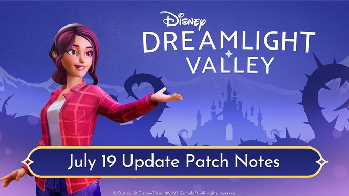 Promo art for the Disney Dreamlight Valley DreamSnaps patch notes