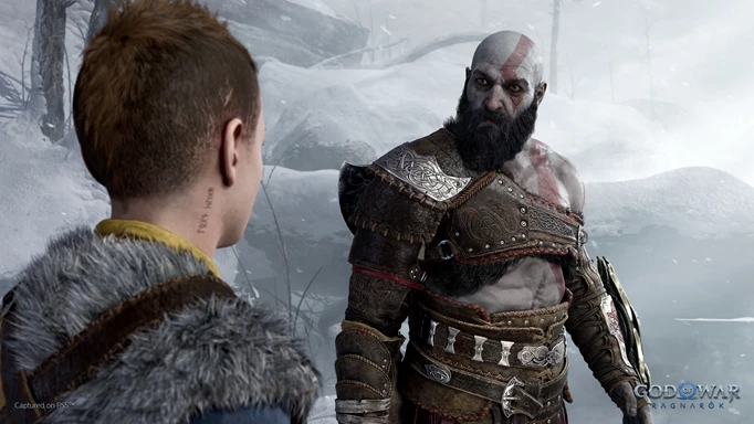 Key art of Kratos and Atreus in God of War: Ragnarok