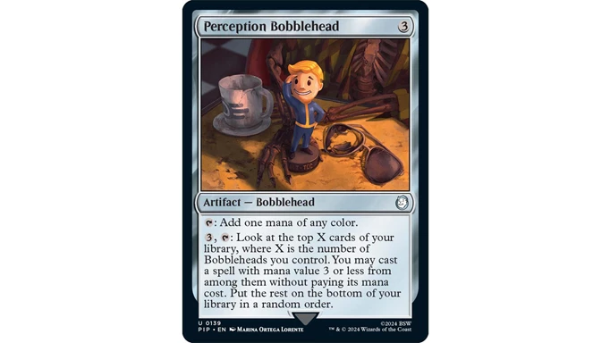 Perception Bobblehead from MTG Fallout