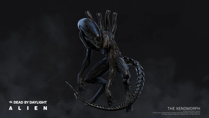 Key art for The Xenomorph in Dead by Daylight's Alien Chapter