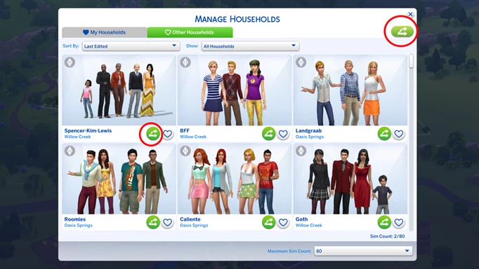 How to access Neighbourhood Stories settings in The Sims 4