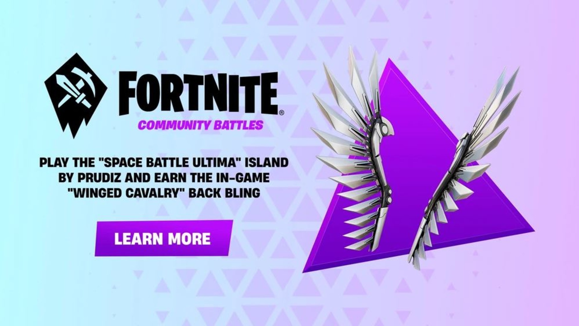 Fortnite Community Battles How to get the Winged Cavalry Back Bling in