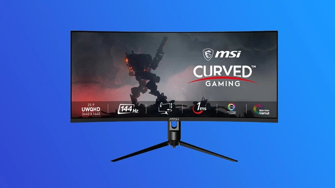 The MSI Optix MAG342CQR Curved Gaming Monitor