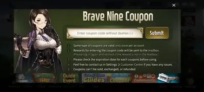 How To Redeem Brave Nine Story Codes