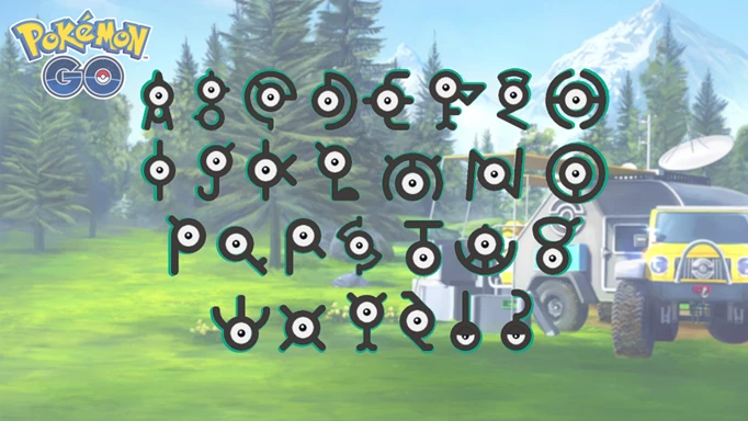 all unown forms in pokemon go